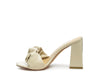 Noie Mid Block Heel Pleated Strap Sandals (Online Only)
