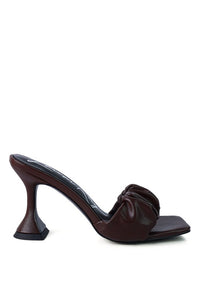 Rebel Spool Ruched Heels (Online Only)