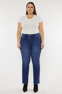 Plus Slim Straight Jeans (Online Only)