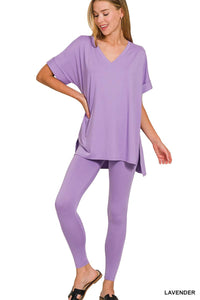 Mollie Legging Set - V-Neck