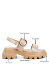 Silas Metallic Chunky Sandals (Online Only)
