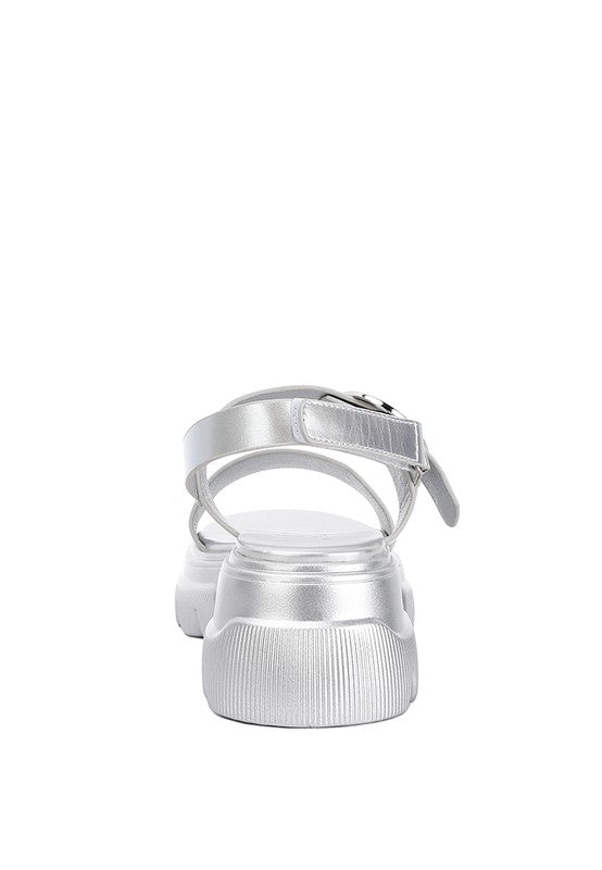 Silas Metallic Chunky Sandals (Online Only)