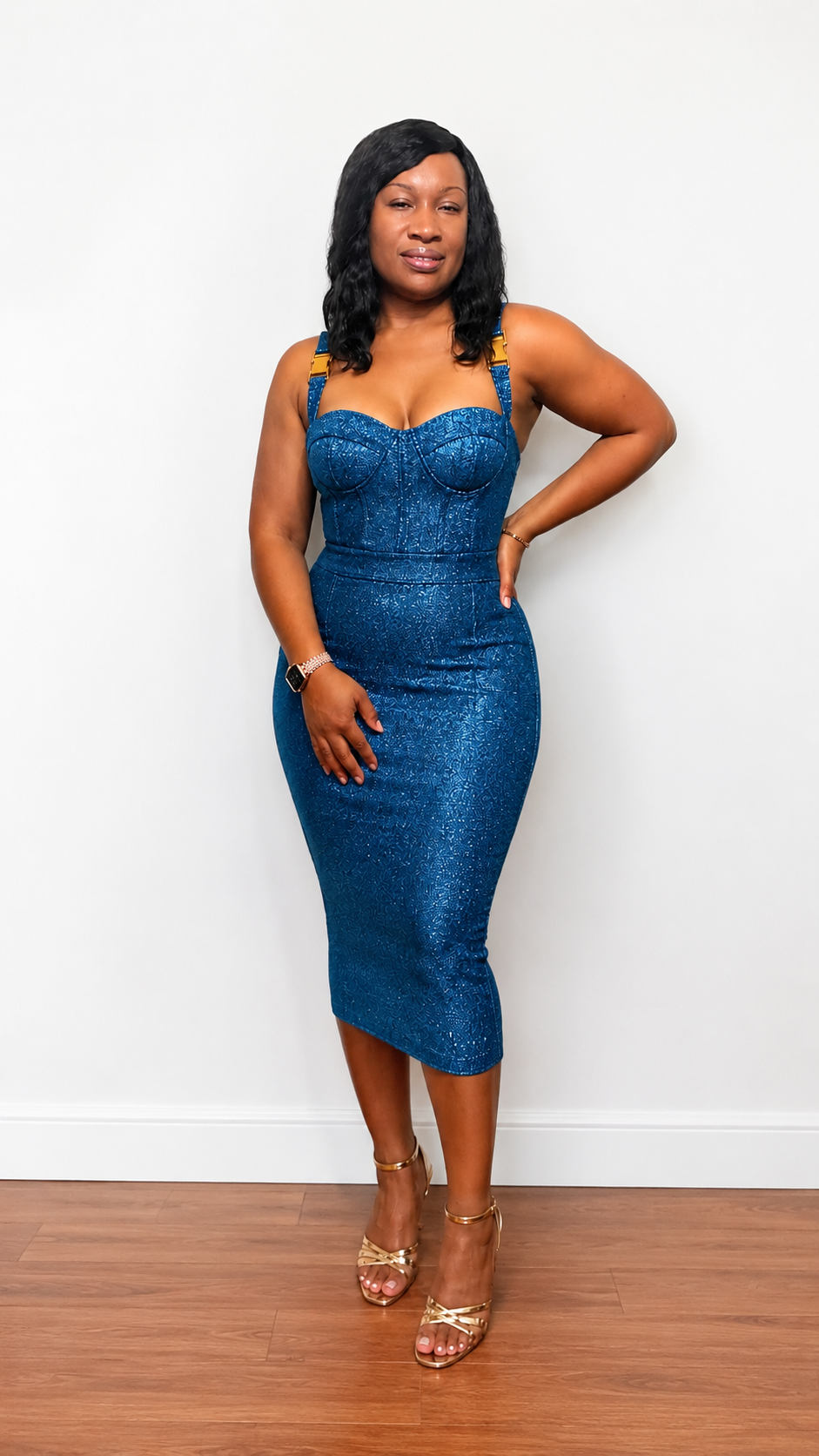 Blue Party Dress