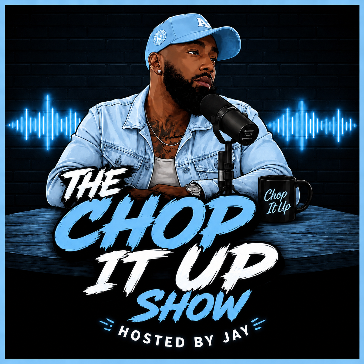 The Chop It Up Tee (Baby Blue)