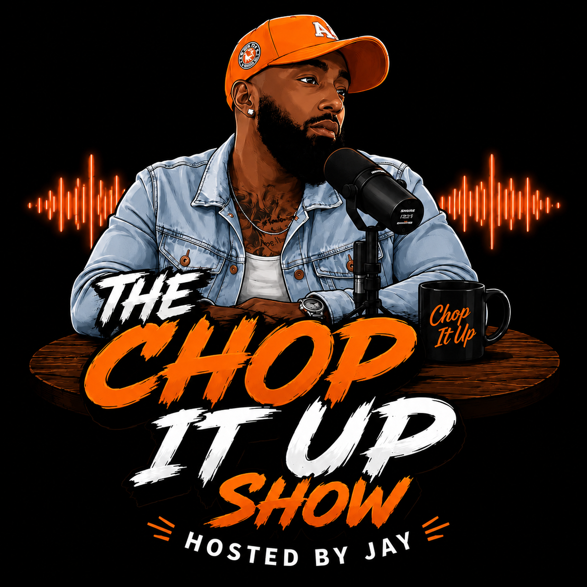 The Chop It Up Tee (Orange)