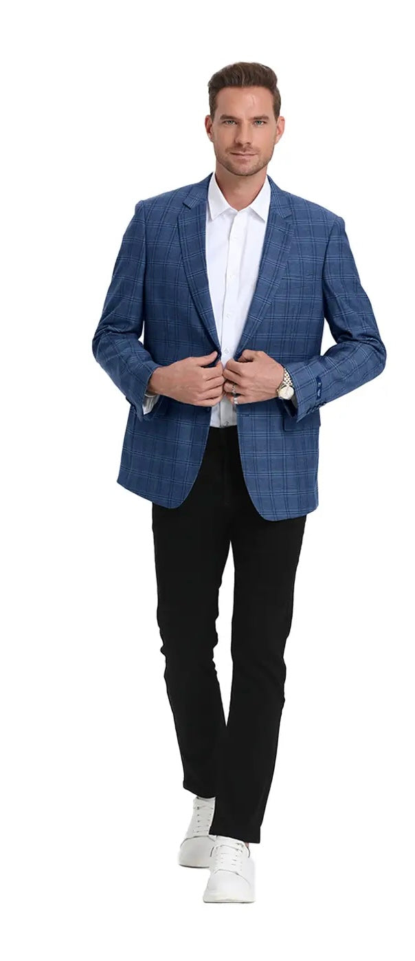 Men's Blazer Plaid Set (Online Only)