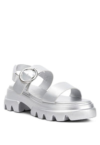 Silas Metallic Chunky Sandals (Online Only)