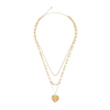 Heart Pendant Layered Necklace
