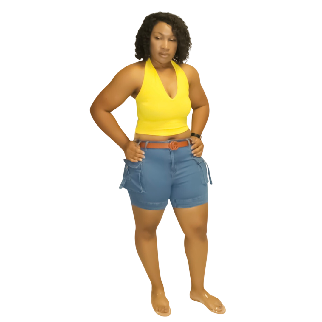 Basic Halter Top - Yellow