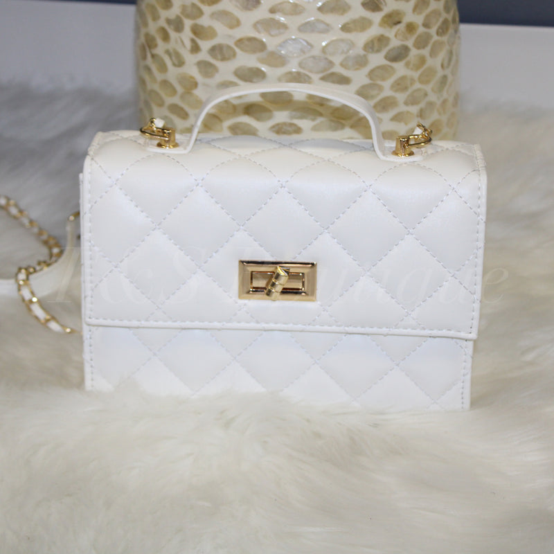 Diamond Quilted Handbag