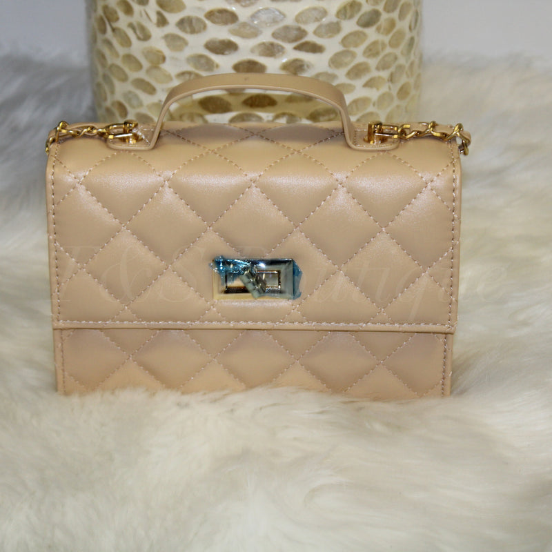 Diamond Quilted Handbag