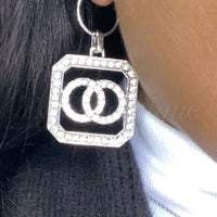 Infinity Rhinestone Earrings
