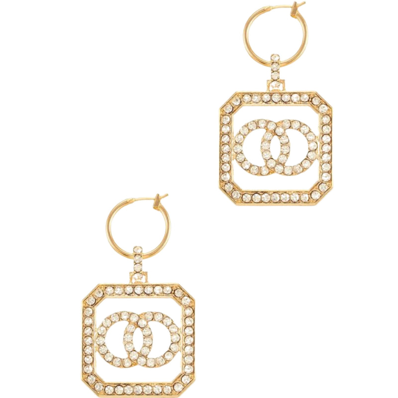Infinity Rhinestone Earrings
