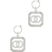 Infinity Rhinestone Earrings