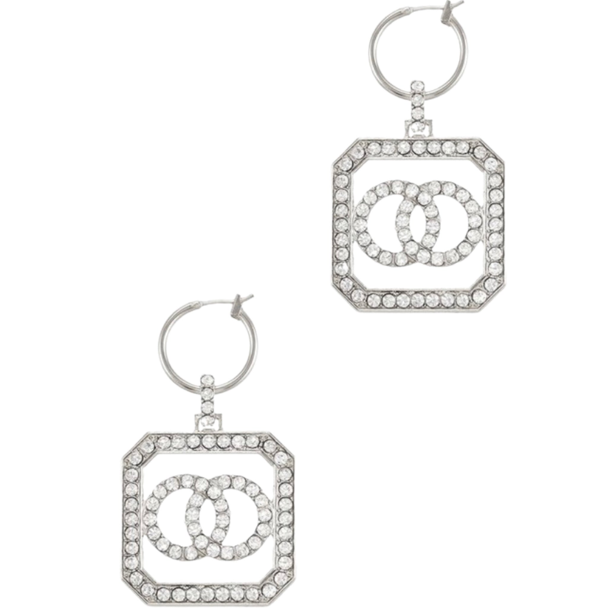 Infinity Rhinestone Earrings
