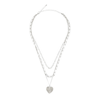 Heart Pendant Layered Necklace
